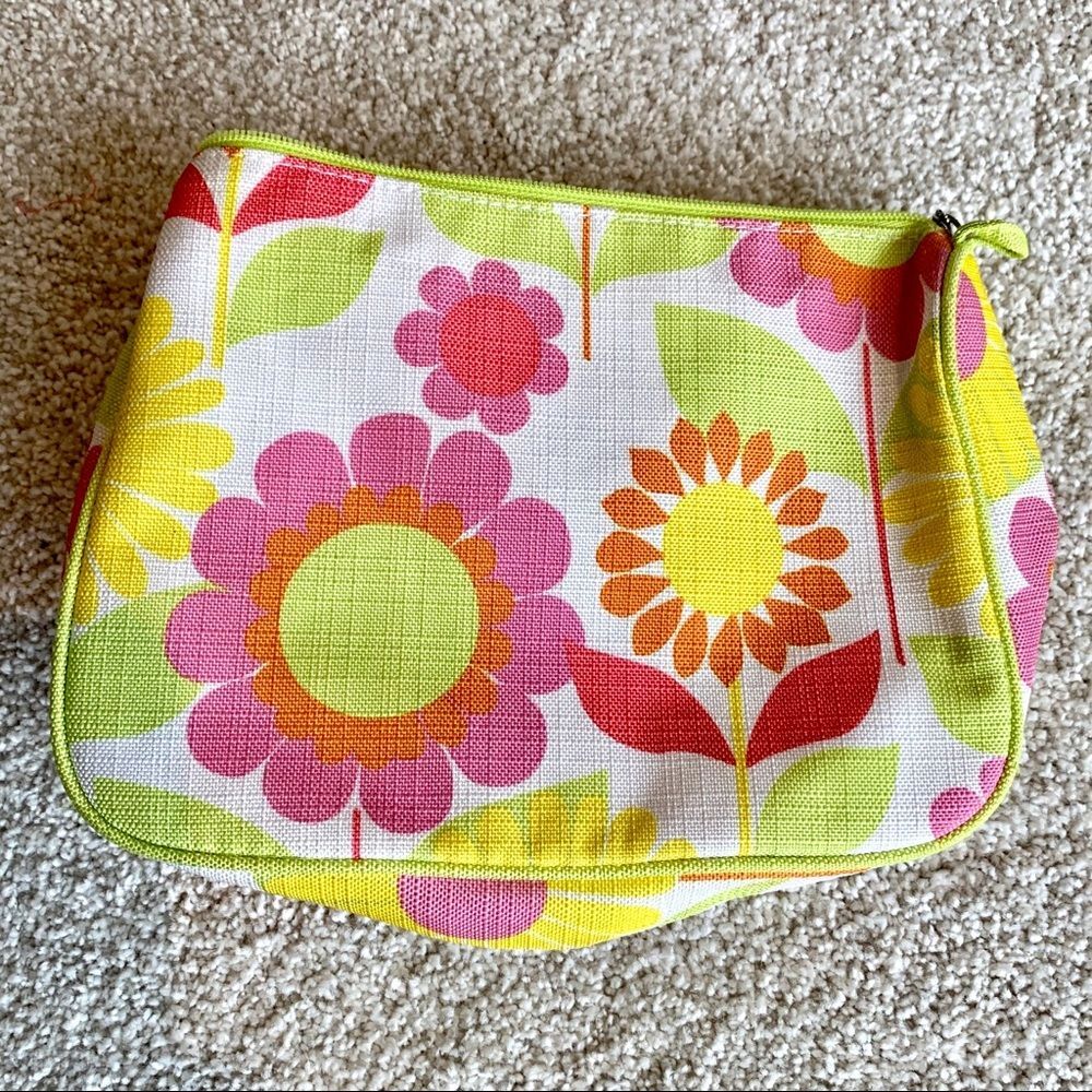 Clinique Floral Cosmetic Bag
